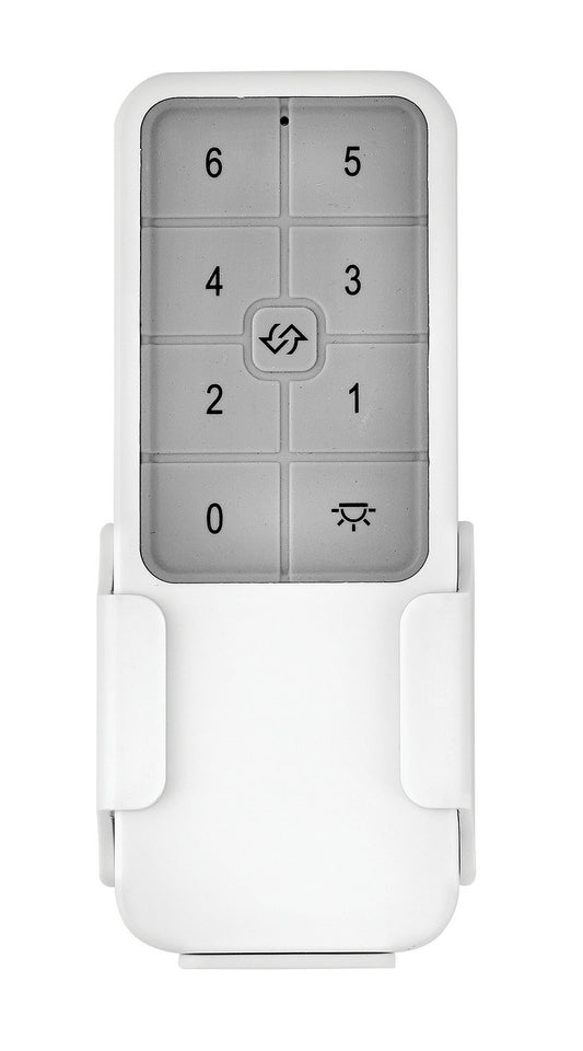 Remote Control 6Spd DC Remote Control by Hinkley – Lights: One Light (2.75"L x 2.75"W x 5.25"H) – Finish: White – Hinkley-980003FWH