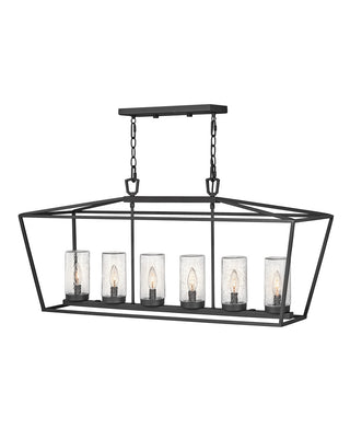 Buy museum-black-with-clear-seedy-glass Alford Place Outdoor (Wet) Chandelier by Hinkley
