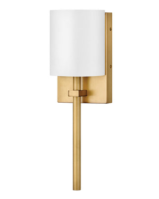 Buy heritage-brass Avenue White Acrylic Sconce by Hinkley