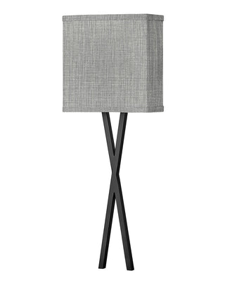Axis Heathered Gray Sconce by Hinkley