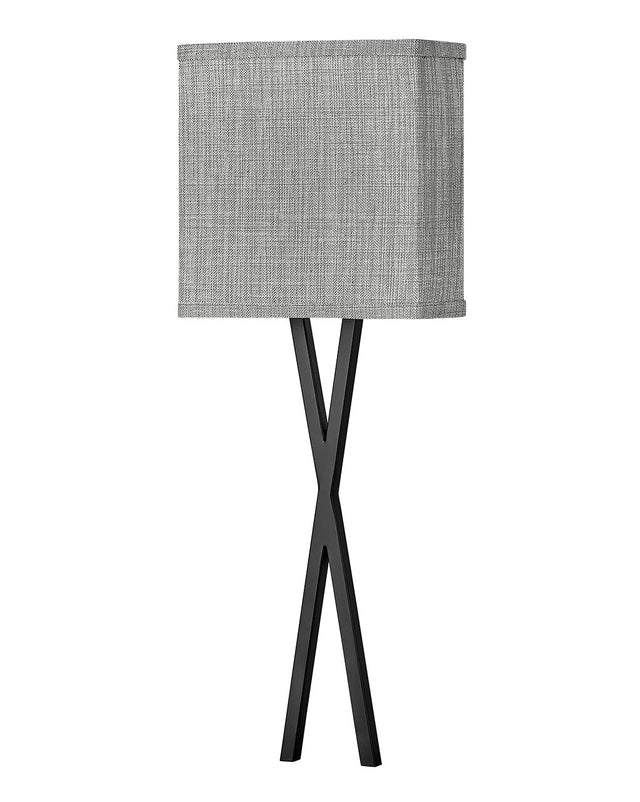 Axis Heathered Gray Sconce by Hinkley