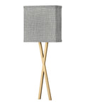 Axis Heathered Gray Sconce by Hinkley