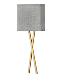 Axis Heathered Gray Sconce by Hinkley