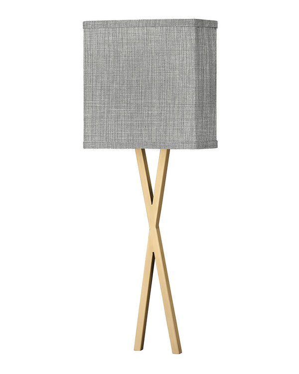 Axis Heathered Gray Sconce by Hinkley