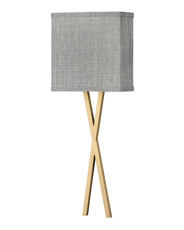 Axis Heathered Gray Sconce by Hinkley