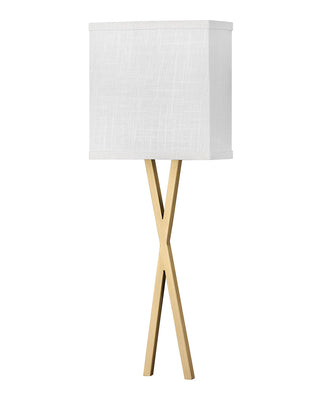 Buy heritage-brass Axis Off White Sconce by Hinkley