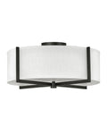 Axis Off White Flush Mount Ceiling Light by Hinkley