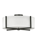 Axis Off White Flush Mount Ceiling Light by Hinkley