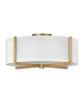 Axis Off White Flush Mount Ceiling Light by Hinkley