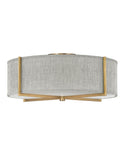 Axis Heathered Gray Flush Mount Ceiling Light by Hinkley