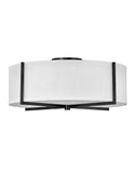 Axis Off White Flush Mount Ceiling Light by Hinkley