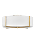 Axis Off White Flush Mount Ceiling Light by Hinkley