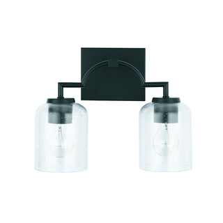 Buy matte-black Carter Vanity by Capital Lighting