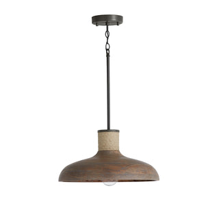 Buy grey-wash-and-grey-iron Jacob Pendant by Capital Lighting