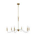 Hanover Outdoor (Damp) Chandelier by Visual Comfort Studio