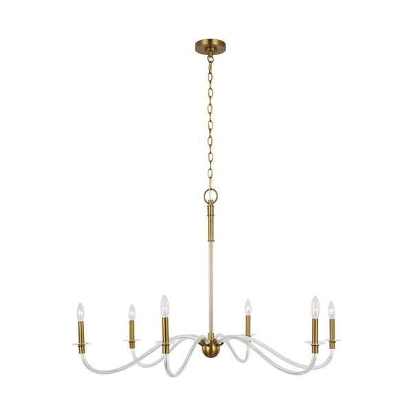 Hanover Outdoor (Damp) Chandelier by Visual Comfort Studio