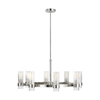 Buy polished-nickel Geneva Outdoor (Damp) Chandelier by Visual Comfort Studio