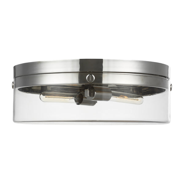 Garrett Outdoor (Damp) Flush Mount Ceiling Light by Visual Comfort Studio