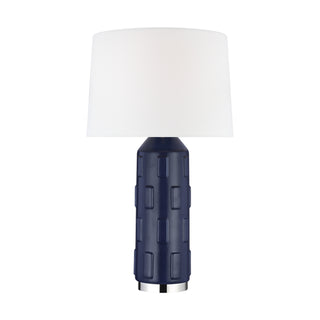 Buy indigo Morada Table Lamp by Visual Comfort Studio