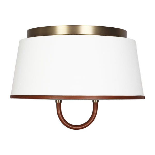 Katie Outdoor (Damp) Flush Mount Ceiling Light by Visual Comfort Studio