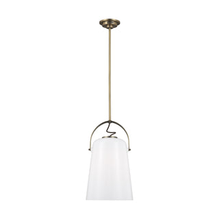 Buy time-worn-brass Hazel Outdoor (Damp) Pendant by Visual Comfort Studio