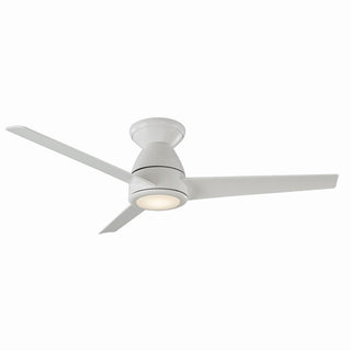 Buy matte-white-finish-with-matte-white-blades 3-Blades Tip-Top Outdoor (Wet) Ceiling Fan with Light by Modern Forms Fans