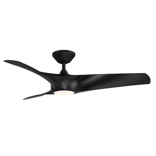 Buy matte-black-finish-with-matte-black-blades 5-Blades Zephyr Outdoor (Wet) Ceiling Fan with Light by Modern Forms Fans