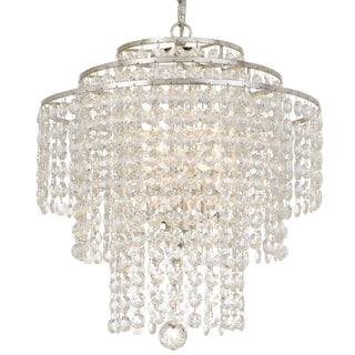 Buy antique-silver Arielle Outdoor (Damp) Chandelier by Crystorama
