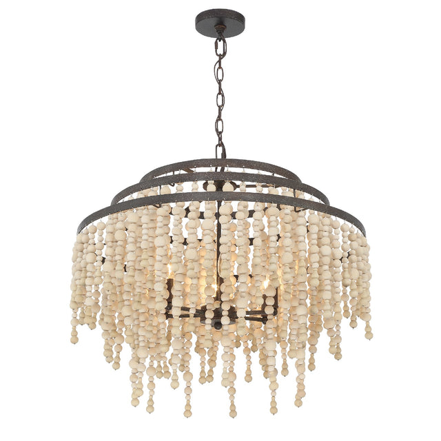 Poppy Outdoor (Damp) Chandelier by Crystorama