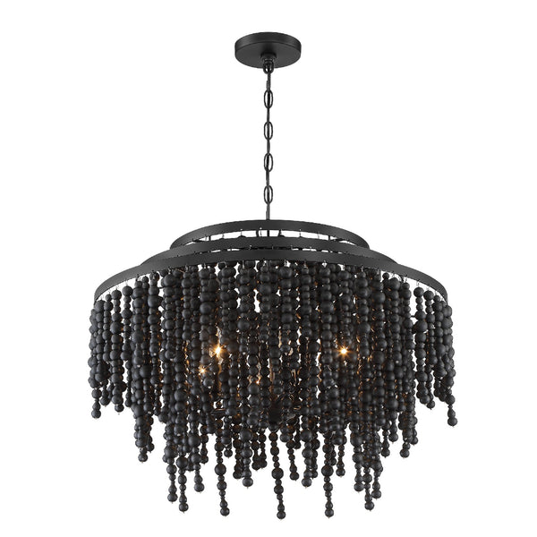 Poppy Outdoor (Damp) Chandelier by Crystorama