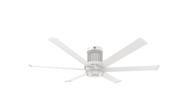 6-Blades i6 Hugger Ceiling Fan with Light by Big Ass Fans