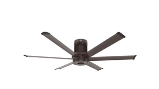Buy oil-rubbed-bronze-finish-with-oil-rubbed-bronze-blades 6-Blades i6 Hugger Ceiling Fan with Light by Big Ass Fans