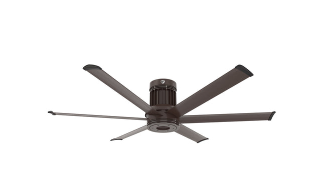 i6 Outdoor (Wet) Hugger Ceiling Fan with Light by Big Ass Fans