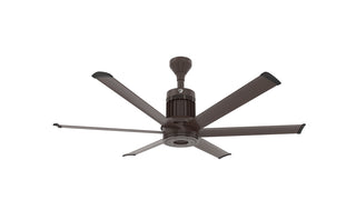 Buy oil-rubbed-bronze-finish-with-oil-rubbed-bronze-blades i6 Outdoor (Wet) Ceiling Fan with Light by Big Ass Fans