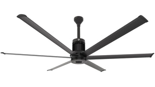 Buy black-finish-with-black-blades i6 Outdoor (Wet) Ceiling Fan with Light by Big Ass Fans