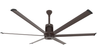 Buy oil-rubbed-bronze-finish-with-oil-rubbed-bronze-blades i6 Outdoor (Wet) Ceiling Fan with Light by Big Ass Fans