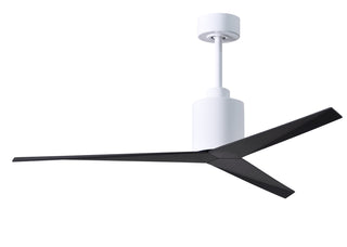 Buy gloss-white-finish-with-matte-black-blades Eliza Ceiling Fan by Matthews Fan Company