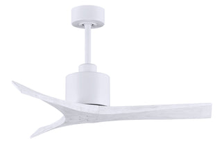 Buy matte-white-finish-with-matte-white-blades Mollywood Ceiling Fan by Matthews Fan Company