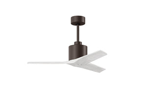 Buy textured-bronze-finish-with-matte-white-blades Mollywood Ceiling Fan by Matthews Fan Company