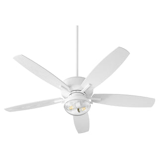 Buy studio-white-finish-with-studio-white-blades Breeze Outdoor (Wet) Ceiling Fan by Quorum