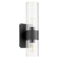 Clear Fluted Wall Mounts Outdoor (Damp) Sconce by Quorum
