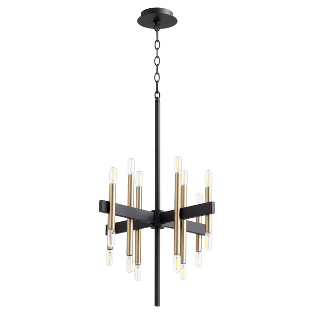 Luxe Outdoor (Damp) Chandelier by Quorum