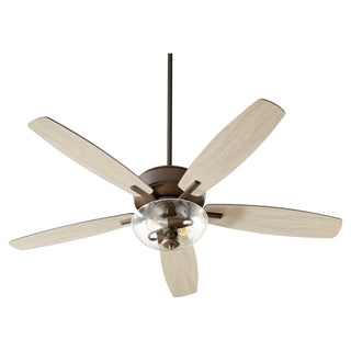 Buy oiled-bronze-finish-with-weathered-oak-and-reversible-oiled-bronze-blades Breeze Ceiling Fan by Quorum