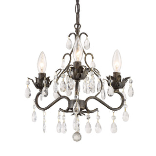 Buy english-bronze-and-clear-shade Paris Market Outdoor (Damp) Chandelier by Crystorama