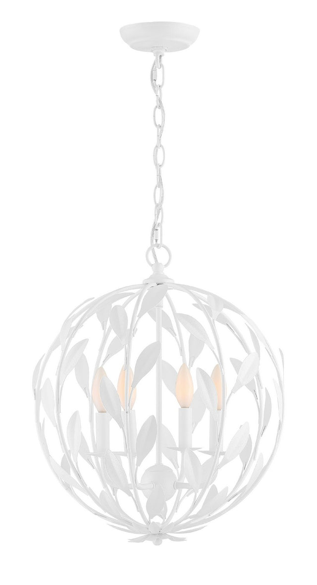 Broche Outdoor (Damp) Chandelier by Crystorama