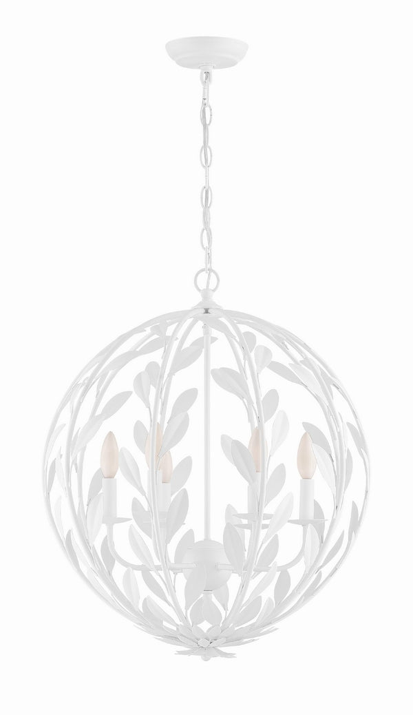 Broche Outdoor (Damp) Chandelier by Crystorama