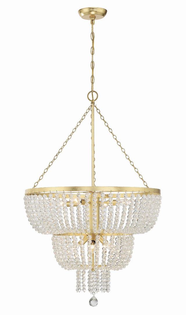Rylee Outdoor (Damp) Chandelier by Crystorama