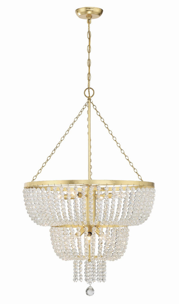 Rylee Outdoor (Damp) Chandelier by Crystorama