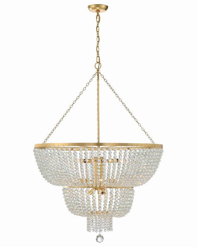 Rylee Outdoor (Damp) Chandelier by Crystorama