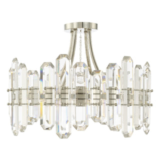 Buy polished-nickel Bolton Semi-Flush Mount Ceiling Light by Crystorama